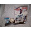Image 1 : BO JACKSON K.C ROYALS HAND SIGNED MEMORABILA DISPLAY INCLU: ROOKIE CARD, HAND SIGNED BALL & PICTURE