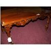 Image 2 : ANTIQUE STYLE, FINELY HAND CARVED WOOD COFFEE TABLE, IN LIKE NEW CONDITION