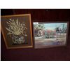 Image 2 : LOT OF (2) FRAMED ARTWORKS, ONE NEEDLEPOINT & ONE WATER COLOR PRINT