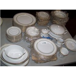 HUGE COLLECTION OF FINE NORITAKE CHINA. EUGENIA COLLECTION#2160