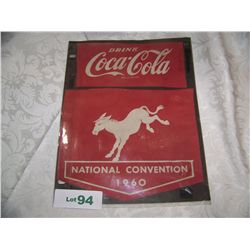 DRINK COCA COLA NATIONAL CONVENTION 1960