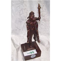 "THE TORCH" LIMITED EDITION BRONZE SCULPTURE BY DENNIS SMITH MADE EXCLUSIVELY FOR TREEHOUSE GALLERY