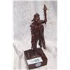 Image 1 : "THE TORCH" LIMITED EDITION BRONZE SCULPTURE BY DENNIS SMITH MADE EXCLUSIVELY FOR TREEHOUSE GALLERY