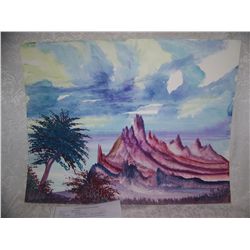 WILLIAM VERDULT ORIGINAL OIL ON PAPER "SURRENDER" PREV. APPRAISED FOR $67,000. UNFRAMED