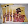Image 2 : LOT OF (5) UNFRAMED WILLIAM VERDULT ARTIST PROOF LITHOGRAPHS "PORTRAIT OF A GEISHA"