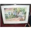 Image 2 : ORIGINAL WATERCOLOR, SIGNED M. MCEWEN. NICELY FRAMED
