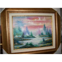 WILLIAM VERDULT ORIGINAL OIL ON CANVAS PAINTING, IN MANNER OF THOMAS KINKADE PREV. APPRAISED $88,000