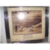 Image 2 : BABE RUTH SIGNATURE CUT OUT IN CUSTOM FRAME WITH BLACK & WHITE PICTURE