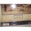 Image 3 : BABE RUTH SIGNATURE CUT OUT IN CUSTOM FRAME WITH BLACK & WHITE PICTURE