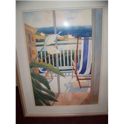BETTY DENNIS ORIGINAL WATERCOLOR FRAME 38T X 30W