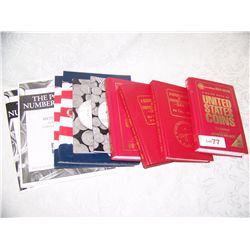 (10) PIECE U.S COIN BOOKS, VALUE GUIDES & IDENTIFICATION BOOKS AS SHOWN