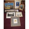 Image 1 : (7) PIECE ASSORTED FINE ART FRAMED LOT INCLU: PAINTINGS FINE ART PRINTS ETC. AS SHOWN