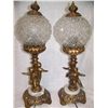 Image 2 : PAIR OF ROCOCO STYLE  VINTAGE GILT CHERUB LAMPS