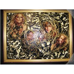 WILLIAM "THE DUTCH MASTER" VERDULT ORIGINAL " FOUR WOMEN, COLLAGE"