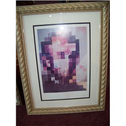 SALVADOR DALI "LINCOLN IN DALIVISION" CUSTOM FRAMED FINE ART WORK