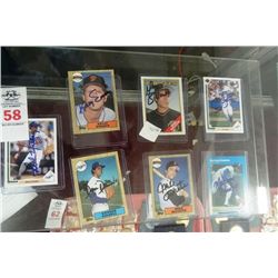 7 Autographed Baseball Cards - 7 Times the Money