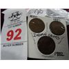 Image 1 : 3 Pack of Indian Cents