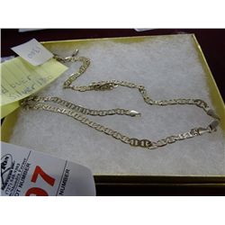 Gold Over Silver Necklace