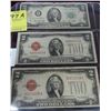 Image 1 : 3 - $2 Bills (2-1928)