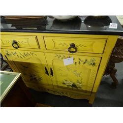 Granite Top Hand Painted Chest