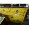 Image 1 : Granite Top Hand Painted Chest
