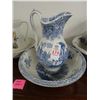 Image 1 : Painted Pitcher w/Bowl