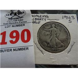 1943 Walking Liberty Half Dollar