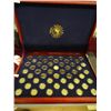 Image 1 : Gold Plated State Quarter Collection