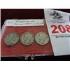 Image 1 : 3-Pack of Silver Mercury Dimes