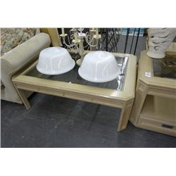 Glass Top Coffee & End Table Set