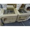 Image 2 : Glass Top Coffee & End Table Set