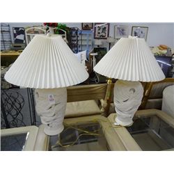 Pair of Dolphin Lamps