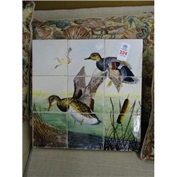 Mosaic Tile Duck Art