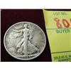 Image 1 : 1945 Walking Liberty 1/2 Dollar