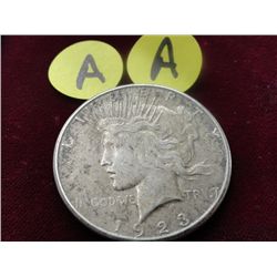 1923 Peace Dollar