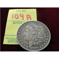 1878 Morgan Silver Dollar