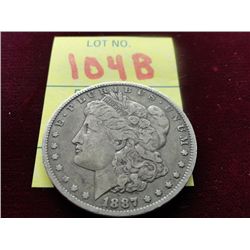 1887-O Morgan Silver Dollar