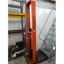 Presto #M178 1000 Lb. Capacity Hydraulic Platform Lift