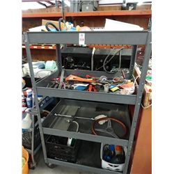 4-Shelf Metal Cart