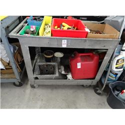 2-Shelf Rubber Maid Cart - Cart Only