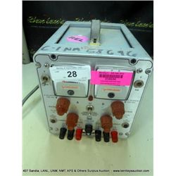 PDI TW-4005 TRANSISTORIZED TWIN POWER SUPPLY (print sequence:) 58696