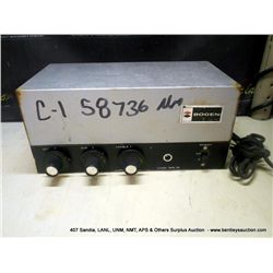 BOGEN MTA-10 AMP. (print sequence:) 58736