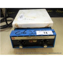 FISHER THERMIX 210 T STIRRING HOT PLATE (print sequence:) 35293