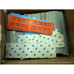 BOX: ASSORTED LAB LABELS