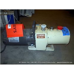VARIAN HD-300 VACUUM PUMP (print sequence:) FY1400153