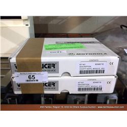 MOTOROLA VOICEDUCER VOX/PTT RADIO DONGLE 2X MONEY