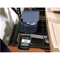 DYMO LABEL PRINTER & HANDSPRING VISOR PDA