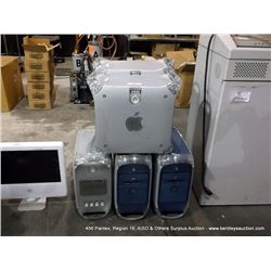 APPLE G4 TOWER COMPUTERS (3) & APPLE GE TOWER