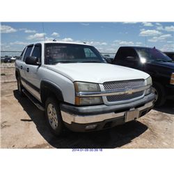 2003 - CHEVROLET AVALANCHE