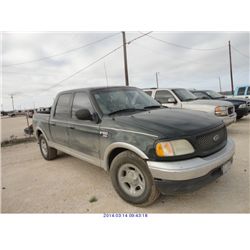 2001 - FORD F150